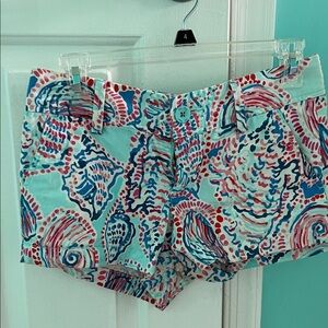 Lilly Pulitzer Blue and Red Shorts